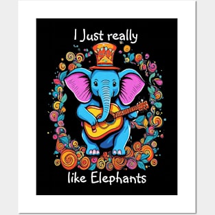 Elephonic Ruler I really like elephants Posters and Art